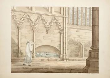 Les antiquités de la Cathédrale Sainte-Marie, Carlisle, dessinées par Robert Carlile, 1795